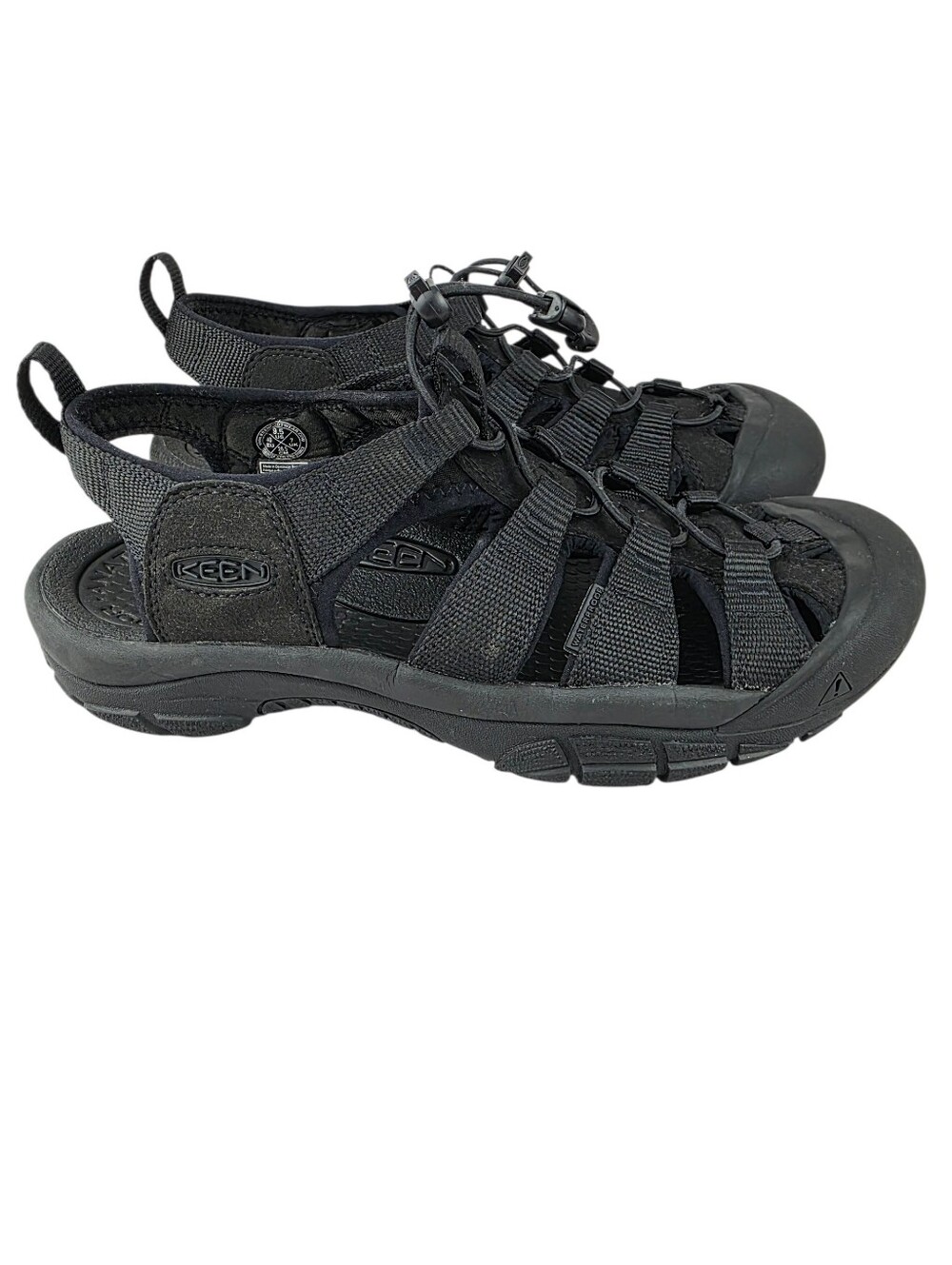 Keen Newport H2 Sandals Triple Black Women’s size 9.5